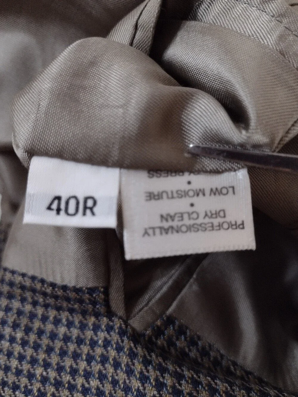 Hart Schaffner For Nordstrom Tag - Gray and Navy Men's Classic Blazer